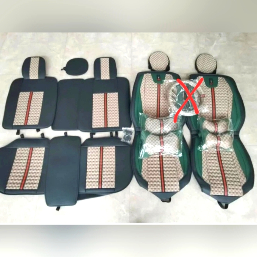 Stylish Car Seat Covers with GG Design